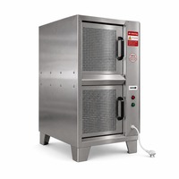 Purificateur d'huile et de fumée pour cuisine commerciale, électrostatique ESP, en acier inoxydable, efficacité 98%, émission à basse altitude pour restaurant