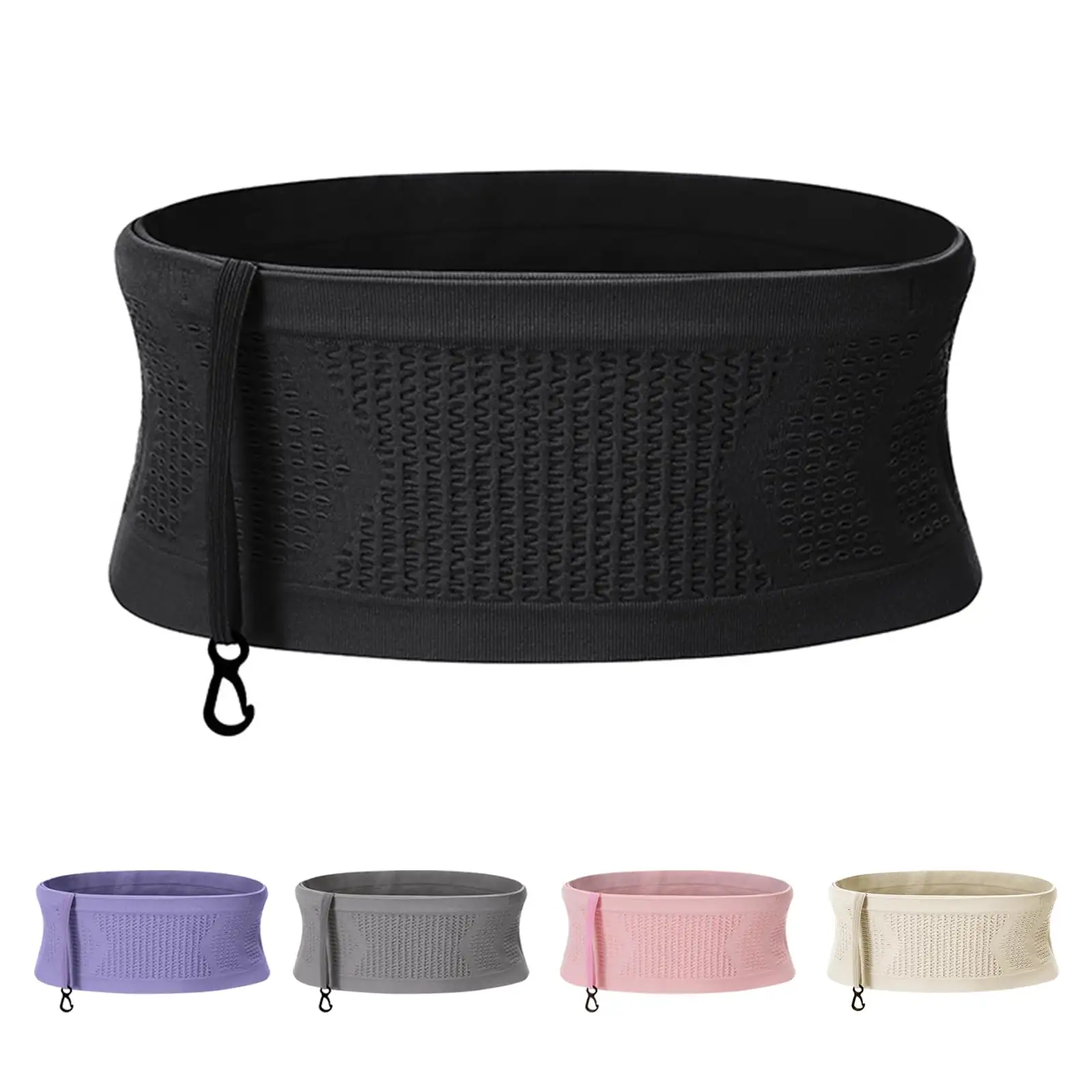 Slim Running Belt High Quality Elasticity Travel Money Belt Sports Waist Pack High-Capacity Fanny Pack Hidden Pockets