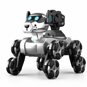 Großhandel Intelligenter Sprüh-Stunt-Roboterhund Spielzeug 8-Rad-Antrieb 2.4G Fernbedienung Elektrischer RC Roboterhund mit Musik & Lichtern für Kinder - Product Image 1