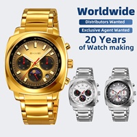 Montre-bracelet à quartz SKMEI 9360 de luxe, étanche, style professionnel, bracelet en acier inoxydable, verre minéral, pour hommes, vente en gros usine