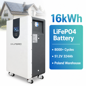 แบตเตอรี่ LiFePO4 ความจุเต็ม 16 กิโลวัตต์ชั่วโมง 51.2 โวลต์ 324 แอมป์ชั่วโมง 8000 รอบการใช้งาน คลังสินค้าในโปแลนด์ สหภาพยุโรป ผู้จัดจำหน่ายระบบกักเก็บพลังงานแสงอาทิตย์สำหรับบ้าน - Product Image 1