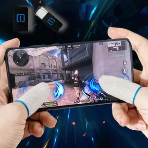 Tùy Chỉnh Chuyên Nghiệp Di Động Chơi Game Màn Hình Cảm Ứng Ngón Tay Tay Áo Chống Mồ Hôi Ngón Tay Tay Áo Cho Pubg Trò Chơi