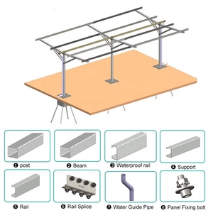 Năng lượng mặt trời carport gắn năng lượng mặt trời sạc Powered trạm carport năng lượng mặt trời kệ không thấm nước năng lượng mặt trời carport cho tấm pin mặt trời - Product Image 5