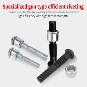 Remachadoras de aire neumáticas Yase 4,8mm-6,4mm <span class=keywords><strong>Huck</strong></span> Nail Gun Ring Groove Puller BOM Series Remachadoras de aire - Product Image 3