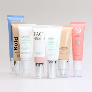 20ml 50ml 60ml 100ml Custom Empty Soft Cosmetic Squeeze Tube Eye BB Cream Tube With Airless Pump For Foundation Makeup