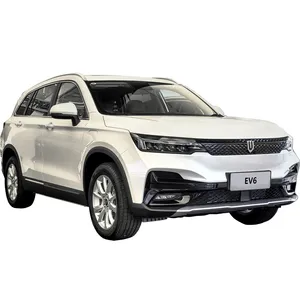 Uzun menzilli NEDC 520km motor araba skyworth ev6 yeni enerji araç orta otomatik suv 320nm elektrikli araba cruise kontrol