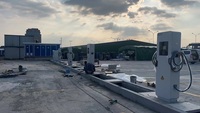 Chargeur EV DC 160KW 240KW 320KW 480kW à double port, monté au sol, pour camions lourds, charge rapide
