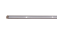 Profil en aluminium anodisé, profilés en alliage d'aluminium pour bande lumineuse encastrée dans un meuble YB1017-33-1