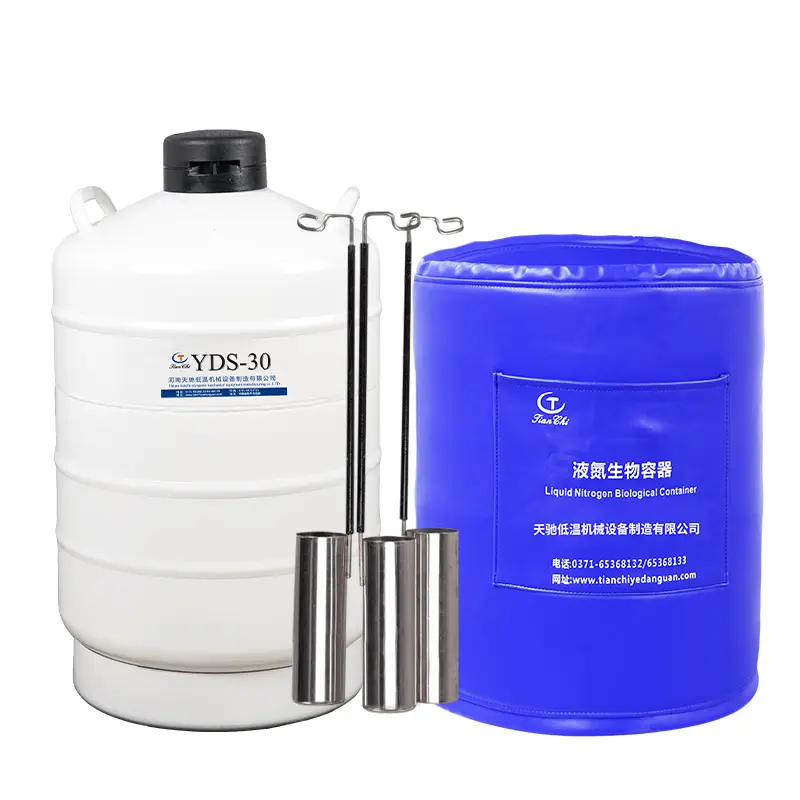 Sêmen bovino yds-30-210 laboratório líquido criogênico recipiente dewar nitrogênio líquido tanque de empresa
