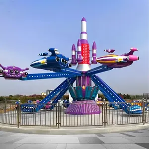Cina prezzo a buon mercato Kiddie Fun Amusement Park Rotary Flying Aircraft Rides 16 posti auto-Control aereo Rides in vendita