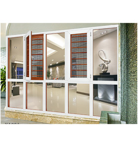 Ventanas <span class=keywords><strong>de</strong></span> vidrio <span class=keywords><strong>de</strong></span> marco <span class=keywords><strong>de</strong></span> aluminio francés <span class=keywords><strong>de</strong></span> aluminio ventana ladrón diseño a prueba <span class=keywords><strong>de</strong></span> - Product Image 2