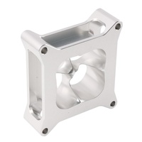 Adaptateur d'entretoise de carburateur à 4 trous en aluminium usiné CNC sur mesure pour pièces de performance automobile