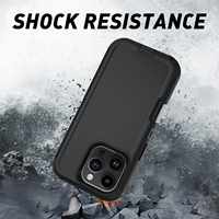 Funda Protectora para Teléfono Móvil KINGSOUL Multicolor de TPU Anti-caídas, Personalizable, Multimarca, Diseño de Robot Blindado 16/15/PRO MAX, Resistente a Impactos