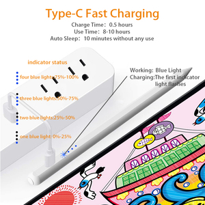 <span class=keywords><strong>Stylet</strong></span> actif universel en métal tactile capacitif pour <span class=keywords><strong>iPad</strong></span> Palm Rejection Mobile Drawing Stylus Pen - Product Image 3