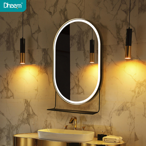 Décoratif <span class=keywords><strong>lumineux</strong></span> Vanité Mur LED <span class=keywords><strong>Salle</strong></span> <span class=keywords><strong>De</strong></span> Bain <span class=keywords><strong>Miroir</strong></span> avec Étagère - Product Image 2