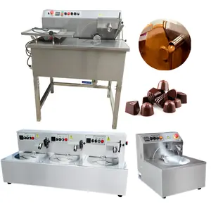 Temperadora De Chocolate Melter mold Melting Tempering Machines per il riempimento del rivestimento macchina per la produzione di temprature per il riempimento del cioccolato