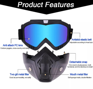 <span class=keywords><strong>Masque</strong></span> de <span class=keywords><strong>Moto</strong></span> coupe-vent, <span class=keywords><strong>masque</strong></span> de <span class=keywords><strong>Moto</strong></span> croisé, lunettes Anti-buée - Product Image 5