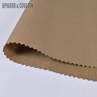 Uniformes tactiques en tissu enduit 500D Nylon6.6 Cordura Ripstop enduit PU imperméable CB Pu Oxford imperméable tissé uni teint