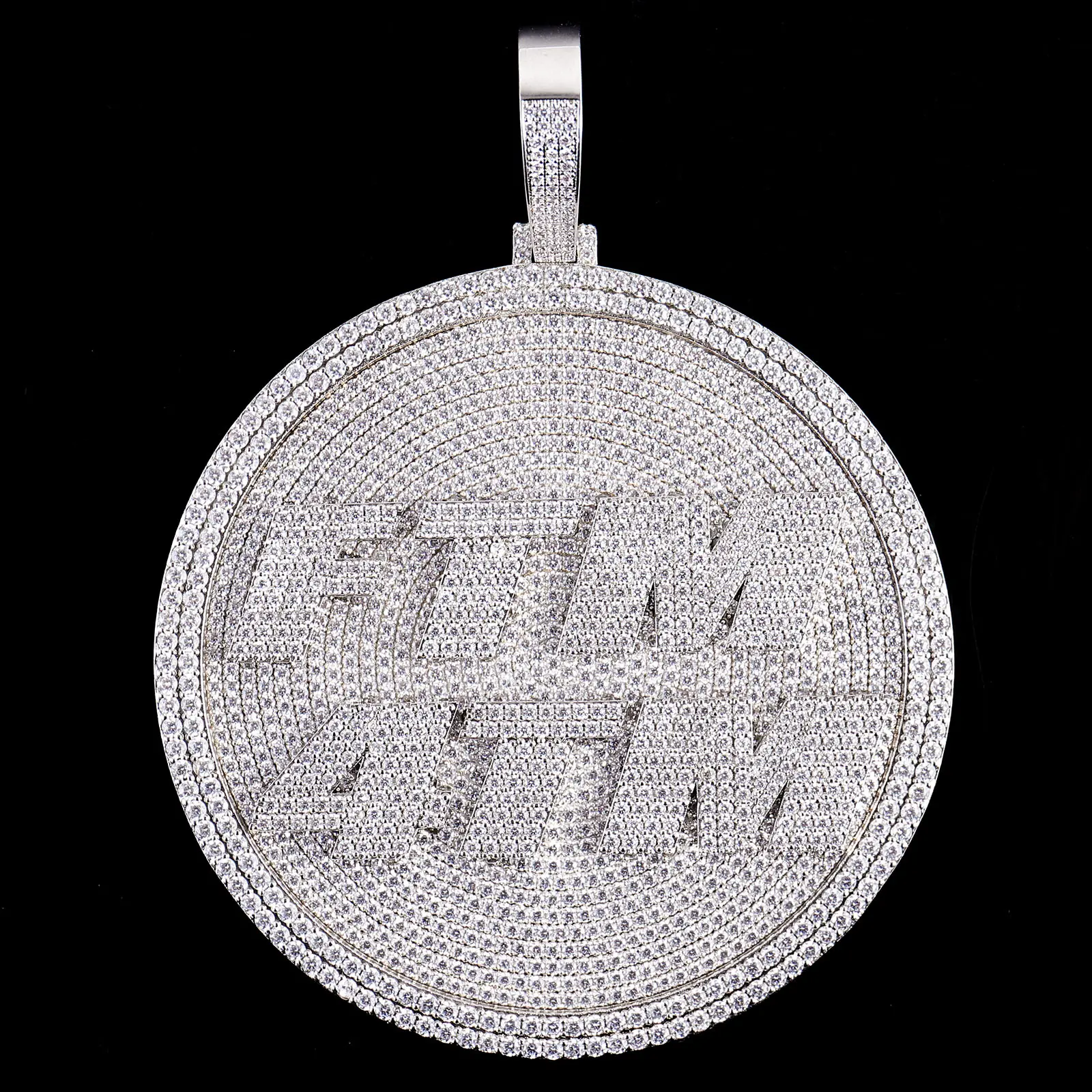 Custom Personalized Jewelry Brass Sterling Silver 10k 14k Gold Hip Hop necklace VVS Moissanite diamond iced out name Pendant