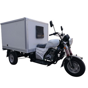 Motocicleta de Carga de Tres Ruedas Motorizada al por Mayor de Fábrica, Triciclo Motorizado con Caja Contenedora - Product Image 3