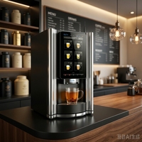 MACAS Pembuat Teh Otomatis Penuh Kelas Komersial dengan Boiler Stainless Steel Tunggal (0.8L) Kontrol Suhu Presisi 12 oz