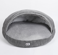 Luxus High-End Haustier Hunde bett Upper Cave Wildleder Stoff mit abnehmbarem Bezug XL Größe für kleine mittelgroße Hunde