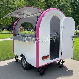 Carro de helados rápido, carros de hamburguesas, remolque móvil para bebidas y comida, caravana de concesiones. - Product Image 2