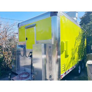 Remolque de Comida, Parrilla para Barbacoa, Cocina Móvil para Exteriores, Carrito de Hot Dogs, Camioneta de Hamburguesas, Camión de Comida Rápida, Chasis de Acero Galvanizado en Caliente - Product Image 2