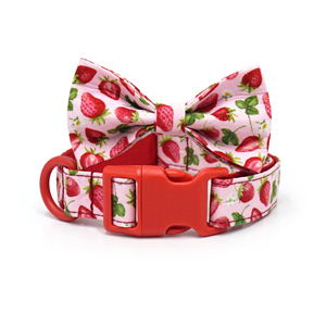 Leichtes, personalisiertes, bequemes Hundehalsband mit Blumenmuster, Gepardenmuster, farbenfrohem, individuellem Design - Product Image 3