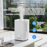 Purificateur d'air pour salon avec brume d'ozone, humidification et purification 2-en-1 avec générateur d'ozone