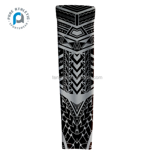 Puro fútbol, béisbol, deportes, compresión, <span class=keywords><strong>tatuaje</strong></span>, negro, mangas para el brazo - Product Image 5