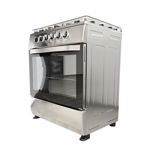 76x50x86 cm <span class=keywords><strong>Cuisinière</strong></span> d'extérieur <span class=keywords><strong>à</strong></span> gaz Four <span class=keywords><strong>à</strong></span> 5 brûleurs Porte de sécurité double couche Poignée en aluminium en acier inoxydable Grill Ménage - Product Image 5