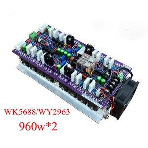 Mạch khuếch đại công suất A1-468 960W*2 4ohm WK5688 WY2963 HiFi âm thanh cao cấp, mạch khuếch đại công suất cao Class <span class=keywords><strong>AB</strong></span> 16 bóng đèn công suất - Product Image 3