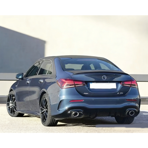 Difusor Trasero Estilo A35 para Mercedes-Benz Clase A W177, Puntas de Escape para Sedán y Hatchback, A160, A180, A250 a A35, Labio Trasero y Silenciador - Product Image 4