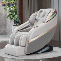 Fauteuil de massage à gravité zéro en cuir PU de haute qualité, avec massage des pieds et grand écran LCD, vente en gros usine 2026