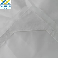 Tissu filtrant en monofilament tissé PP blanc pour presse à plaques, tissu filtrant industriel pour la déshydratation des boues et le traitement des eaux usées