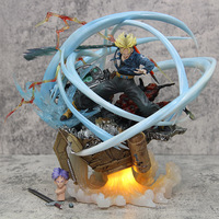 Figurines d'action d'anime luminescentes en PVC de haute qualité, Druguns Balls Goku Trunks 25CM, trois têtes en option, collection de jouets, poupée, statue
