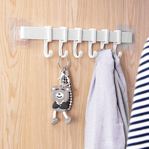 Crochet de rangement multifonctionnel pour <span class=keywords><strong>cuisine</strong></span>, armoire, 6 crochets, organisateur de rangement pour la maison, étagère de rangement, garde-manger, coffre, outils, serviettes, porte-manteau, étagère de garde-robe - Product Image 6