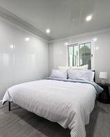 Maison modulaire préfabriquée, maison conteneur, modèle de maison avec cuisine et salle de bain modernes