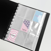Protège-cartes de jeu TCG de 3,5 pouces, inserts pour classeur de collection, pages à 9 poches à chargement latéral, protège-pages de classeur sécurisés pour l'archivage