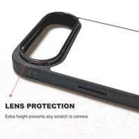 Coques de téléphone à sublimation magnétiques, supports vierges pour transfert thermique avec feuille plastique mate sublimée pour iPhone 17 Air