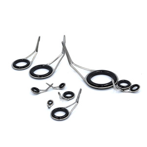 Anilla giratoria de acero inoxidable de una sola patilla para la fabricación de cañas de pescar, accesorios para pesca con señuelos - Product Image 2