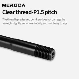 MEROCA Axe traversant rapide pour vélo <span class=keywords><strong>de</strong></span> route <span class=keywords><strong>VTT</strong></span> 12 mm P1.5 Moyeu avant/arrière Axe <span class=keywords><strong>de</strong></span> fourche 15x148 TZG01 Accessoires <span class=keywords><strong>de</strong></span> vélo en alliage d'aluminium - Product Image 5
