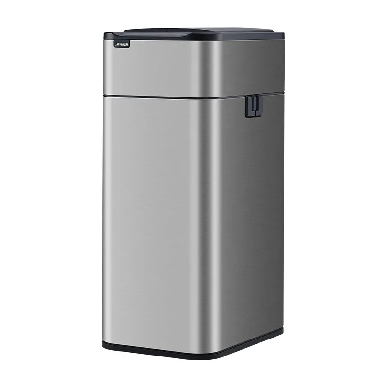 automatic trash bin garbage can self sealing stainless steel dustbin 50 liter touchless trash can kitchen automatic bin trash
