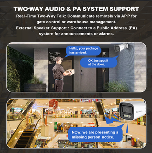 8MP Smart Dual Light Video <span class=keywords><strong>Security</strong></span> Kit 4 PCS POE <span class=keywords><strong>Camera</strong></span> 4K NVR Smart Home <span class=keywords><strong>Camera</strong></span> 4CH NVR Sistema de cámara CCTV para exteriores - Product Image 5