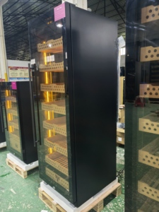 ตู้เก็บซิการ์ไฟฟ้า NUELEAD NE-154-12 ขนาดใหญ่ ความจุ 420 ลิตร ทำจากอะลูมิเนียม สำหรับซิการ์ 1800 มวน ควบคุมอุณหภูมิและความชื้นคงที่ - Product Image 5