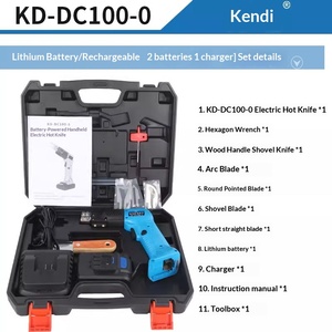 Couteau chauffant électrique portatif Kendi à batterie lithium, refroidi par air, pour la découpe à haute température des bords, des tissus, des cordes et des rubans - Product Image 2