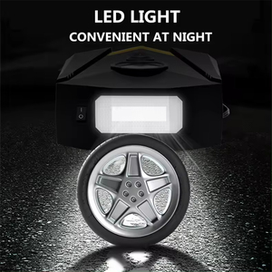 เครื่องสูบลมยางรถยนต์แบบพกพา 12V รุ่นใหม่มาแรงปี 2026 พร้อมเกจวัดแรงดันดิจิตอล 150PSI แบบมีสาย - Product Image 5
