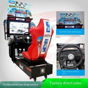 Machine d'arcade de course économique, simulateur de jeu de course haute définition à monnayeur pour parc d'attractions - Product Image 4