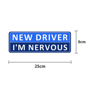 Aimant pour conducteur novice YECAI, réfléchissant, imperméable, aimant puissant, signalisation de sécurité, adapté aux <span class=keywords><strong>BMW</strong></span>, Toyota, Honda - Product Image 3